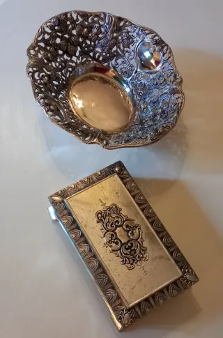 Cofanetto e portagioie vintage