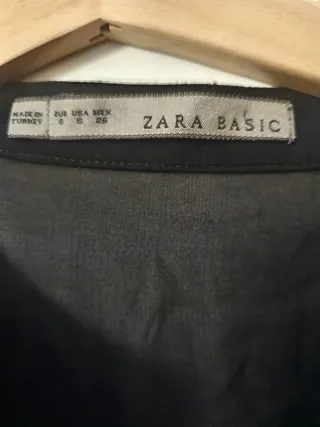 Blusa Zara Negra Fiesta