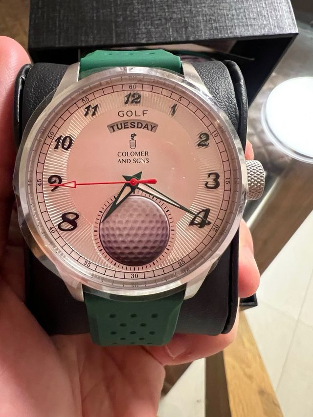 Reloj Colomer and Sons Esfera Golf red sunday gol
