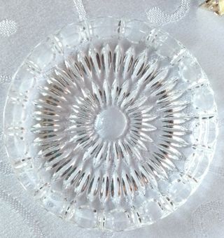 Set 6 Sottobicchieri Cristallo + Supporto Vintage