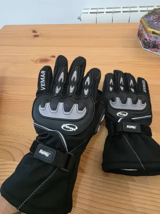 Guantes Moto Vemar Negro Talla M