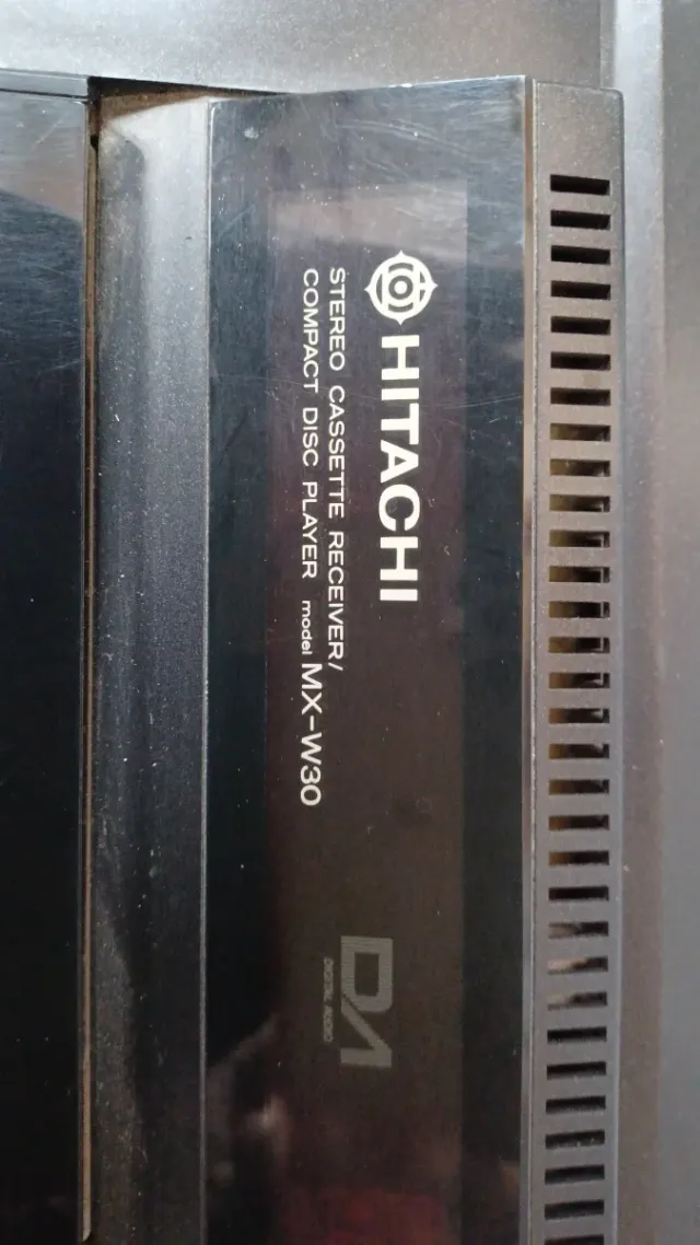 Equipo de sonido Hitachi negro/gris