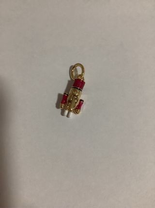 Charm Cascanueces Dorado y Rojo