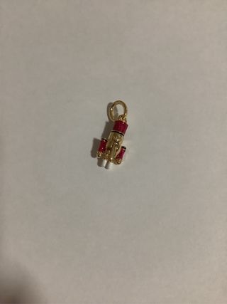 Charm Cascanueces Dorado y Rojo