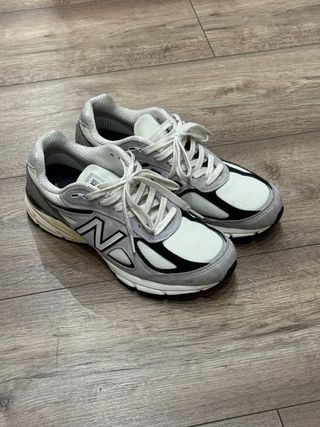 New Balance 990v4 Made in USA Gris Blanco