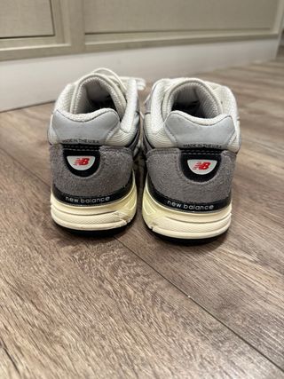 New Balance 990v4 Made in USA Gris Blanco