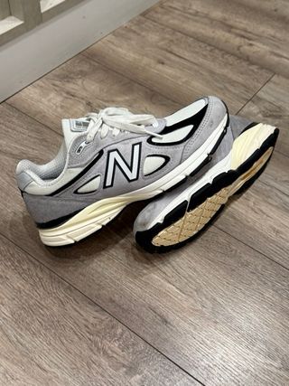 New Balance 990v4 Made in USA Gris Blanco