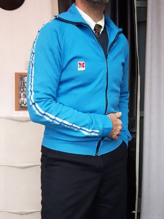 Giacca Sportiva Vintage MEC Sport Azzurro M