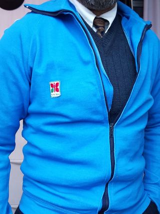 Giacca Sportiva Vintage MEC Sport Azzurro M