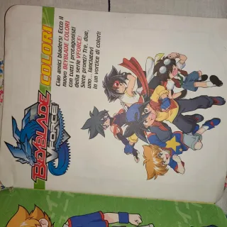 Lotto Riviste Beyblade Playpress Colora