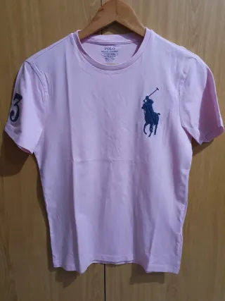 Camiseta Polo Ralph Lauren Rosa Talla S