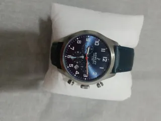 Reloj Nowley Cronógrafo Azul y Plateado