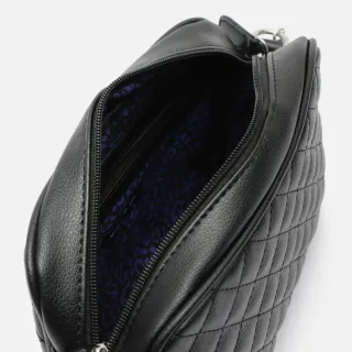 Bolso bandolera acolchado negro