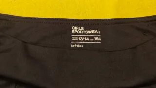 Falda-pantalón niña negra T. L (13-14 años)