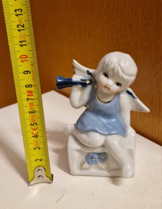 Statuetta angelo con tromba