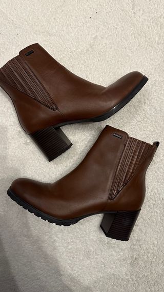 Botines Geox Marrones Tacon