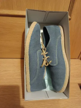 Zapatos Blucher Lino Cordones Talla 37 color acero