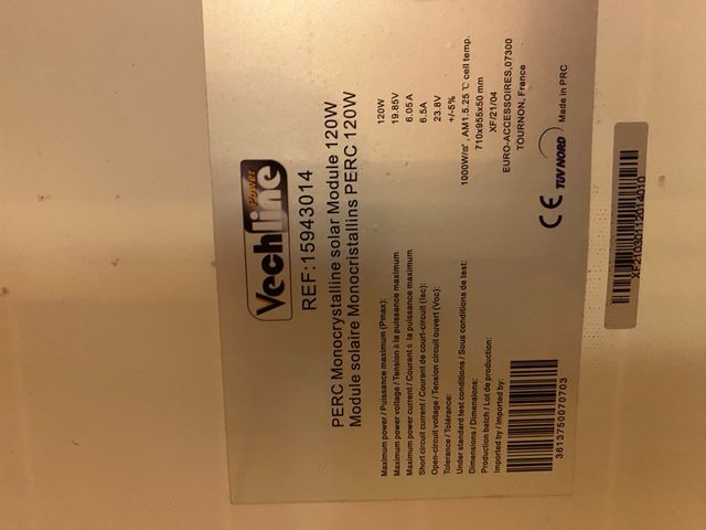 Kit Solar Camper Batería/panel/regulador