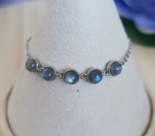 Pulsera de Labradorita Natural.