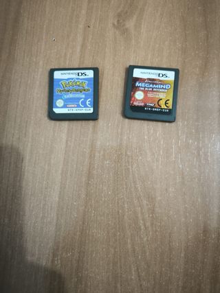 Juegos Nintendo DS: Pokémon y Megamind 8€ cada uno