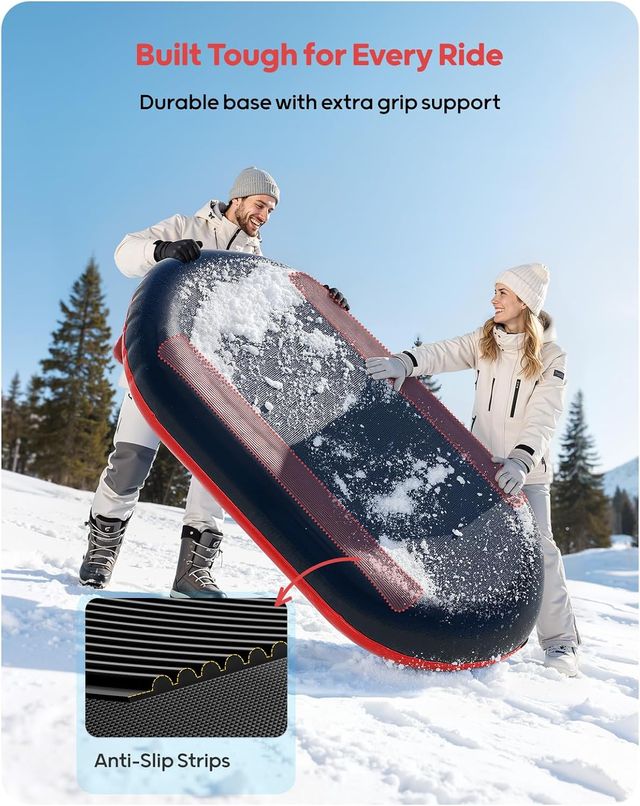 Tubo de nieve inflable para 2 personas