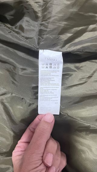 Chaquetón entallado verde militar