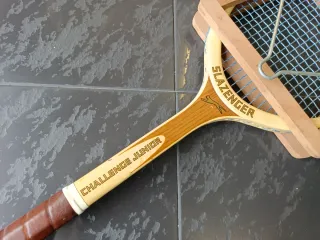 Raqueta Antigua Slazenger Challenge Junior Madera