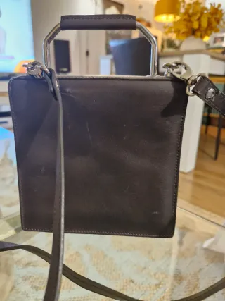 Bolso Uterqüe piel marrón