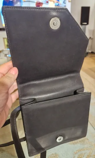 Bolso Uterqüe piel marrón