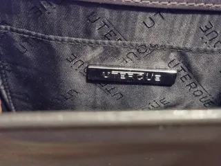 Bolso Uterqüe piel marrón