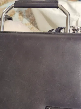 Bolso Uterqüe piel marrón