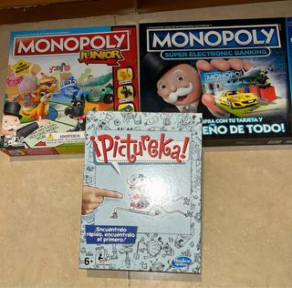 Lote 3 juegos de mesa familiares