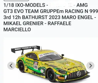 Prezzo per un solo modello Modelli Auto IXO 1:18