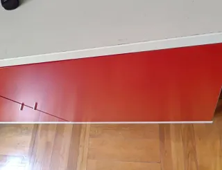 Aparador Ikea Rojo y Blanco