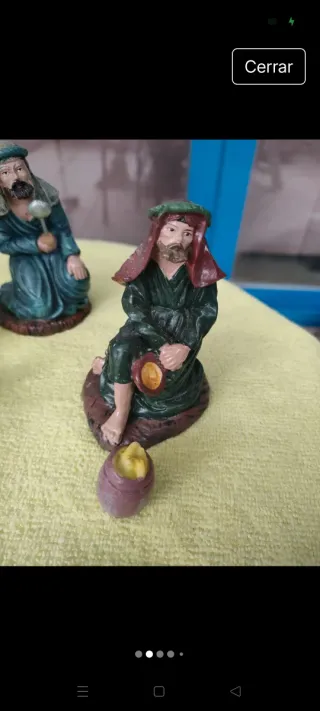 Figuras Reyes Magos y animal