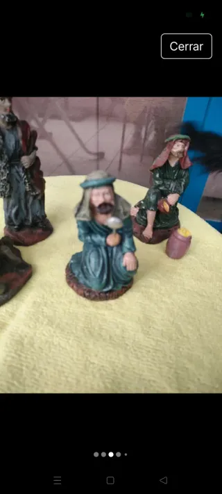 Figuras Reyes Magos y animal