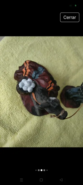 Figuras Reyes Magos y animal