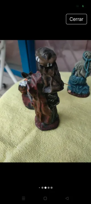 Figuras Reyes Magos y animal