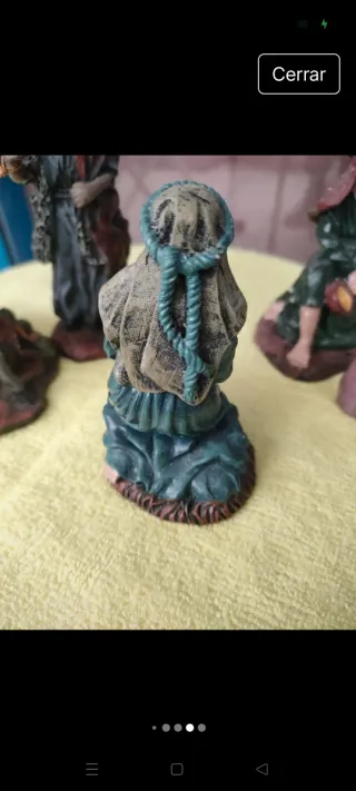 Figuras Reyes Magos y animal