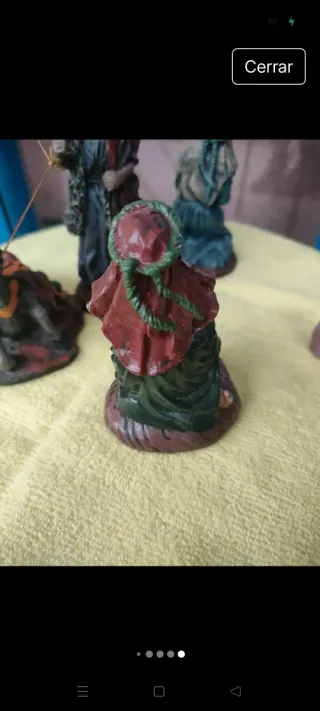 Figuras Reyes Magos y animal