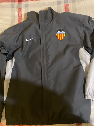 Chaqueta Valencia C.F. Nike Negra/Gris