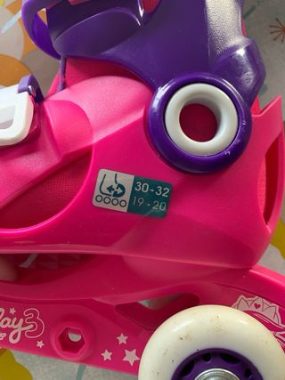 Roller bambina Play3 rosa/lilla