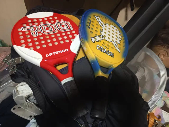 Palas de pádel Artengo y Coach