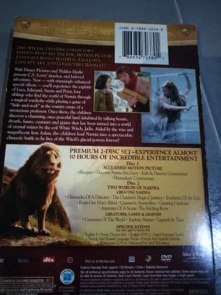 Las Crónicas de Narnia DVD Edición Coleccionista