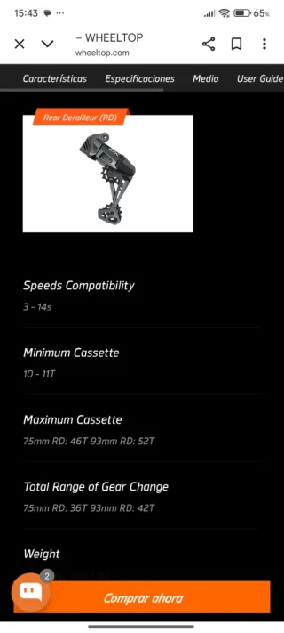 Cambio EDS OX MTB Inalámbrico