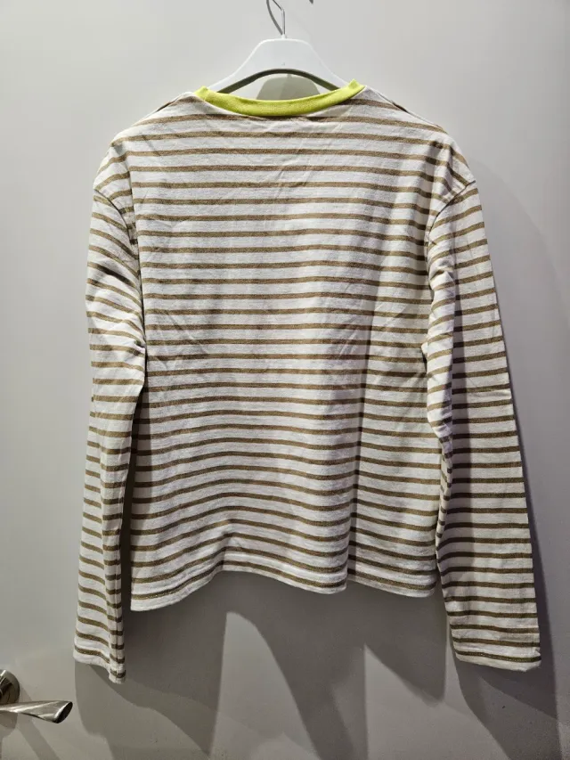 Camiseta de rayas cuello fluor talla 36 Zeeman