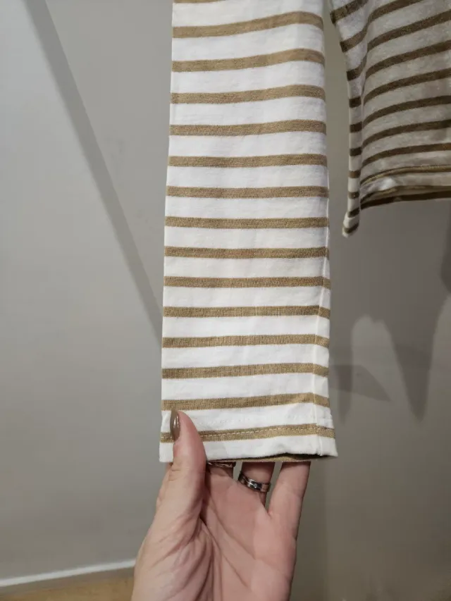 Camiseta de rayas cuello fluor talla 36 Zeeman