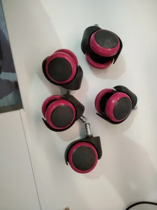Ruedas para silla de oficina (pack 5)