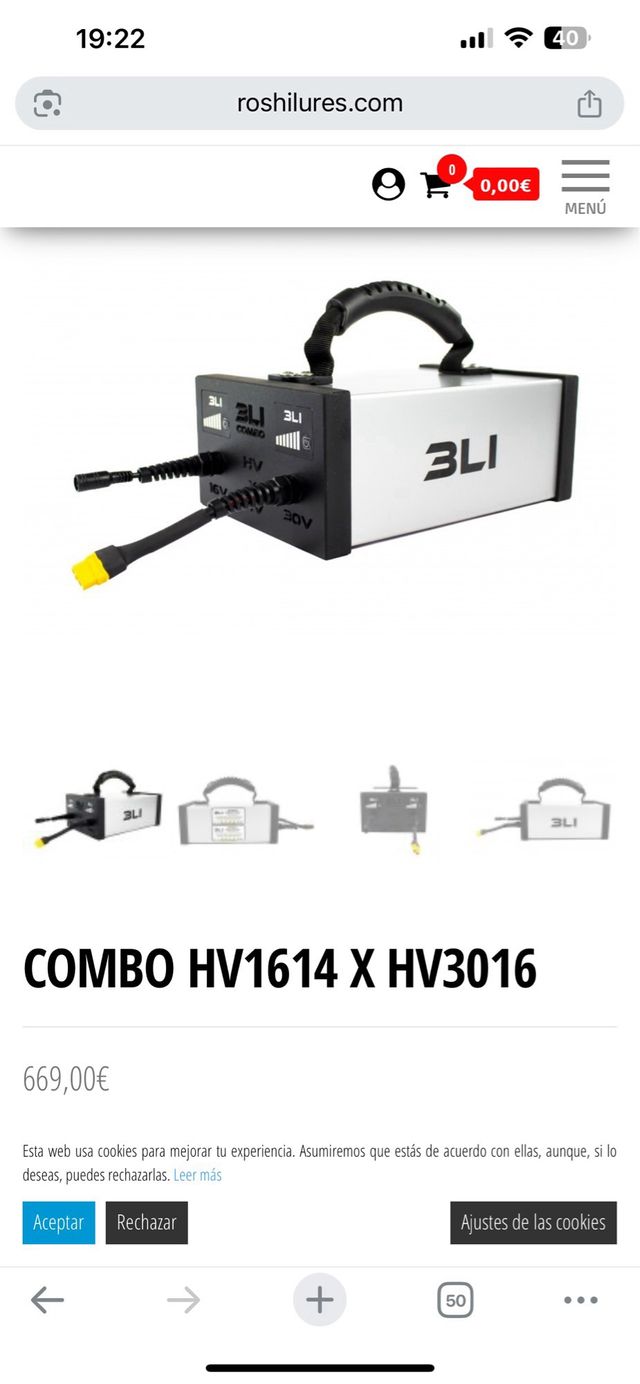 Batería Combo 3LI para sonda tiempo real
