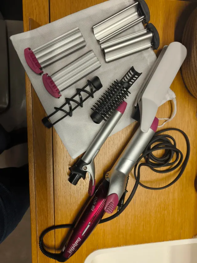 Rizador BaByliss con cabezales y tenacillas